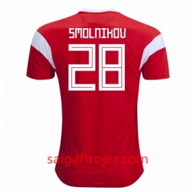 Rusland Fodboldtrøjer Smolnikov 28 Hjemmebanesæt VM 2018